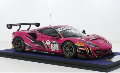 Coche miniatura Ferrari 488 1/18 Look Smart GT3 EVO No.83 Iron Dames 24h Spa 2022 1:18 Ferrari 488 1/18 Look Smart GT3 EVO No.83 Iron Dames 24h Spa 2022 1:18 coche miniatura