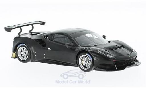 Coche miniatura Ferrari 488 1/43 Look Smart GT3 negro Ferrari 488 1/43 Look Smart GT3 negro coche miniatura