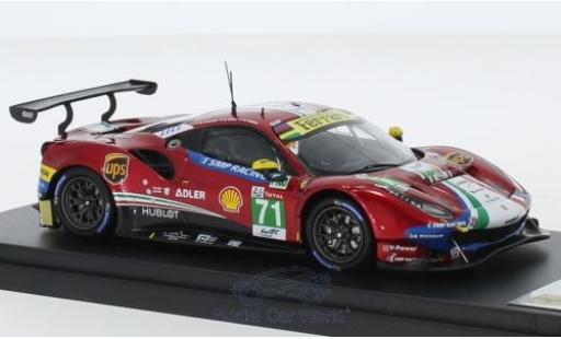 Ferrari 488 1/43 Look Smart GTE Evo No.71 AF Corse 24h Le Mans 2018 D.Rigon/S.Bird/M.Molina coche miniatura