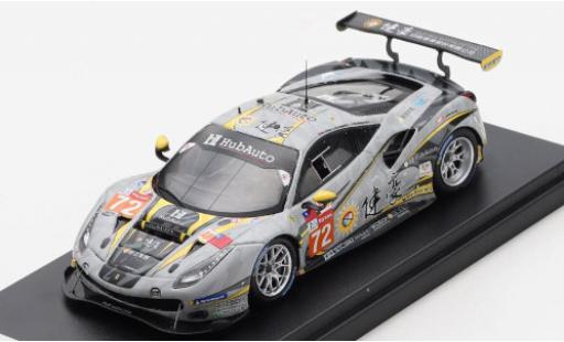 Ferrari 488 1/43 Look Smart GTE EVO No.72 Hub Auto Racing 24h Le Mans 2020 T.Blomqvist/M.Chen/M.Gomes coche miniatura