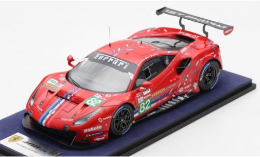 Coche miniatura Ferrari 488 1/18 Look Smart GTE EVO No.82 Risi Competizione 24h Le Mans 2020 S.Bourdais/J.Gounon/O.Pla Ferrari 488 1/18 Look Smart GTE EVO No.82 Risi Competizione 24h Le Mans 2020 S.Bourdais/J.Gounon/O.Pla coche miniatura