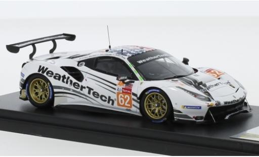 Ferrari 488 1/43 Look Smart GTE No.62 WeatherTech Racing WeatherTech 24h Le Mans 2019 C.MacNeil/R.Smith/T.Vilander coche miniatura