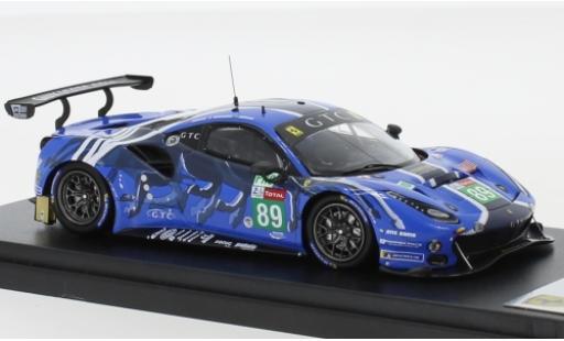 Ferrari 488 1/43 Look Smart GTE No.89 Risi Competizione GTC 24h Le Mans 2019 P.Derani/O.Jarvis/J.Gounon coche miniatura
