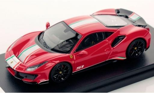 Ferrari 488 1/43 Look Smart Pista Piloti rojo/Dekor coche miniatura