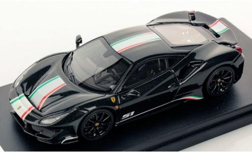 Coche miniatura Ferrari 488 1/43 Look Smart Pista Piloti negro/Dekor Ferrari 488 1/43 Look Smart Pista Piloti negro/Dekor coche miniatura