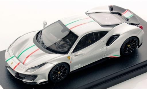 Ferrari 488 1/43 Look Smart Pista Piloti gris/Dekor coche miniatura