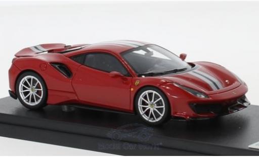 Ferrari 488 1/43 Look Smart Pista rojo/gris 2018 coche miniatura