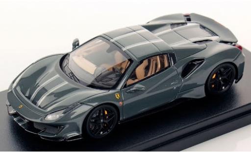 Ferrari 488 1/43 Look Smart Pista Spider Hardtop gris/gris 2018 coche miniatura