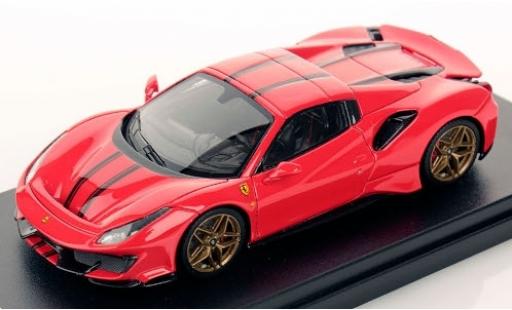 Coche miniatura Ferrari 488 1/43 Look Smart Pista Spider Hardtop rojo/negro 2018 Ferrari 488 1/43 Look Smart Pista Spider Hardtop rojo/negro 2018 coche miniatura
