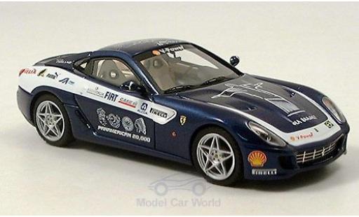 Coche miniatura Ferrari 599 GTB 1/43 Look Smart GTB azul Fiorano Panamericana Ferrari 599 GTB 1/43 Look Smart GTB azul Fiorano Panamericana coche miniatura