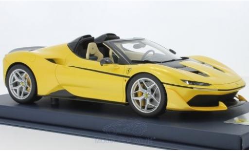 Ferrari J50 1/18 Look Smart metalico amarillo coche miniatura