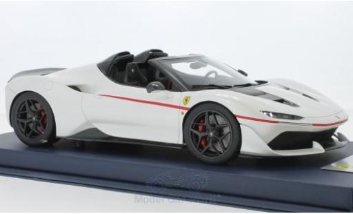 Ferrari J50 1/18 Look Smart metalico blanco coche miniatura