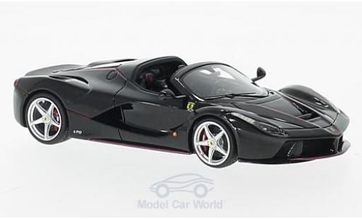 Coche miniatura Ferrari LaFerrari 1/43 Look Smart La Aperta negro Paris Motorshow 2016 Ferrari LaFerrari 1/43 Look Smart La Aperta negro Paris Motorshow 2016 coche miniatura