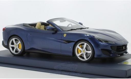 Coche miniatura Ferrari Portofino 1/18 Look Smart metalico azul 2018 Ferrari Portofino 1/18 Look Smart metalico azul 2018 coche miniatura