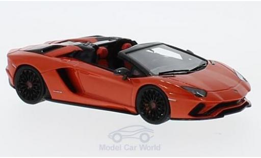 Coche miniatura Lamborghini Aventador Roadster 1/43 Look Smart S Roadster metalico naranja Lamborghini Aventador Roadster 1/43 Look Smart S Roadster metalico naranja coche miniatura