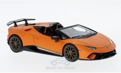Coche miniatura Lamborghini Huracan 1/43 Look Smart Performante Spyder matt-naranja Lamborghini Huracan 1/43 Look Smart Performante Spyder matt-naranja coche miniatura