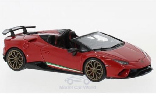 Coche miniatura Lamborghini Huracan 1/43 Look Smart Performante Spyder rojo Lamborghini Huracan 1/43 Look Smart Performante Spyder rojo coche miniatura