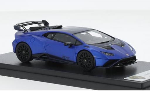 Lamborghini Huracan 1/43 Look Smart STO matt-blau 2022 1:43 coche miniatura