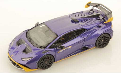 Coche miniatura Lamborghini Huracan 1/43 Look Smart STO metalico purpura/metalico amarillo Lamborghini Huracan 1/43 Look Smart STO metalico purpura/metalico amarillo coche miniatura