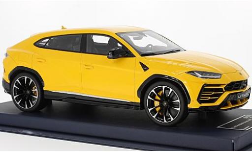 Coche miniatura Lamborghini Urus 1/18 Look Smart amarillo 2017 Lamborghini Urus 1/18 Look Smart amarillo 2017 coche miniatura