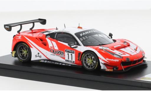 Coche miniatura Ferrari 488 1/43 Look Smart GT3 EVO No.11 Kessel Racing 24h Spa 2021 Ferrari 488 1/43 Look Smart GT3 EVO No.11 Kessel Racing 24h Spa 2021 coche miniatura