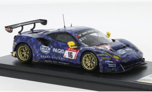 Ferrari 488 1/43 Look Smart GT3 EVO No.16 Hella Pagid - Racing One 24h Nürburgring 2021 coche miniatura