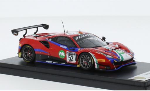 Coche miniatura Ferrari 488 1/43 Look Smart GT3 EVO No.52 AF Corse 24h Spa 2022 Ferrari 488 1/43 Look Smart GT3 EVO No.52 AF Corse 24h Spa 2022 coche miniatura