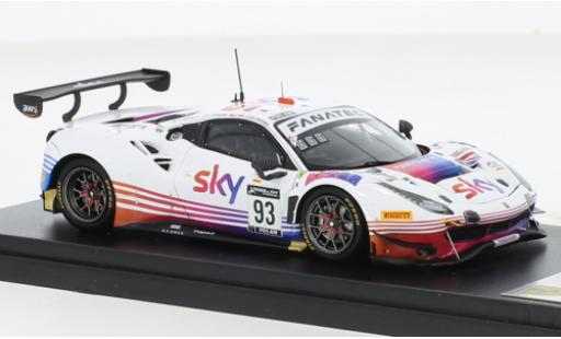 Ferrari 488 1/43 Look Smart GT3 EVO No.93 SKY - Tempesta Racing 24h Spa 2021 coche miniatura