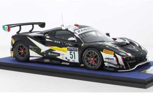 Coche miniatura Ferrari 488 1/18 Look Smart GT3 No.51 Iron Lynx 24h Spa 2021 Ferrari 488 1/18 Look Smart GT3 No.51 Iron Lynx 24h Spa 2021 coche miniatura