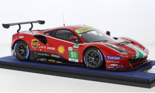 Coche miniatura Ferrari 488 1/18 Look Smart GTE EVO No.51 AF Corse 24h Le Mans 2021 Ferrari 488 1/18 Look Smart GTE EVO No.51 AF Corse 24h Le Mans 2021 coche miniatura