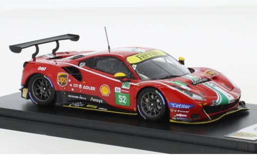 Coche miniatura Ferrari 488 1/43 Look Smart GTE EVO No.52 AF Corse 24h Le Mans 2021 Ferrari 488 1/43 Look Smart GTE EVO No.52 AF Corse 24h Le Mans 2021 coche miniatura