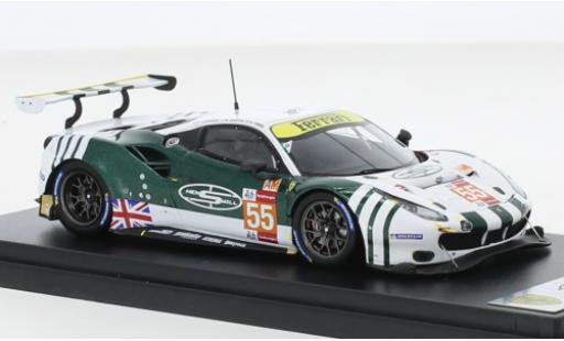 Coche miniatura Ferrari 488 1/43 Look Smart GTE EVO No.55 Spirit of Race 24h Le Mans 2021 Ferrari 488 1/43 Look Smart GTE EVO No.55 Spirit of Race 24h Le Mans 2021 coche miniatura