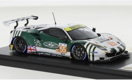 Coche miniatura Ferrari 488 1/43 Look Smart GTE EVO No.55 Spirit of Race 24h Le Mans 2022 Ferrari 488 1/43 Look Smart GTE EVO No.55 Spirit of Race 24h Le Mans 2022 coche miniatura