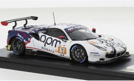 Coche miniatura Ferrari 488 1/43 Look Smart GTE EVO No.61 AF Corse 24h Le Mans 2022 Ferrari 488 1/43 Look Smart GTE EVO No.61 AF Corse 24h Le Mans 2022 coche miniatura