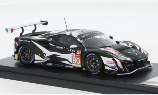 Coche miniatura Ferrari 488 1/43 Look Smart GTE EVO No.80 Iron Lynx 24h Le Mans 2021 Ferrari 488 1/43 Look Smart GTE EVO No.80 Iron Lynx 24h Le Mans 2021 coche miniatura
