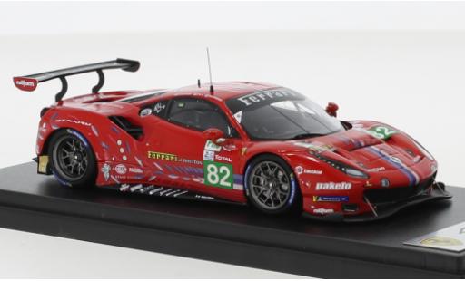Coche miniatura Ferrari 488 1/43 Look Smart GTE EVO No.82 Risi Competizione 24h Le Mans 2020 Ferrari 488 1/43 Look Smart GTE EVO No.82 Risi Competizione 24h Le Mans 2020 coche miniatura