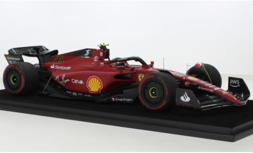 Coche miniatura Ferrari F1 1/18 Look Smart -75 No.55 Scuderia formule 1 GP Grande-Bretagne 2022 Ferrari F1 1/18 Look Smart -75 No.55 Scuderia formule 1 GP Grande-Bretagne 2022 coche miniatura