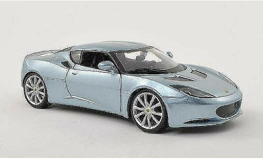 Lotus Evora S 1/24 Burago IPS gris-azul coche miniatura