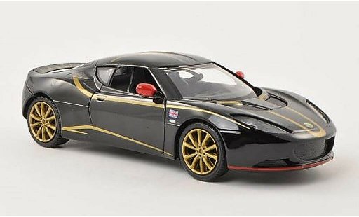 Lotus Evora S 1/24 Motormax negro con Dekor coche miniatura