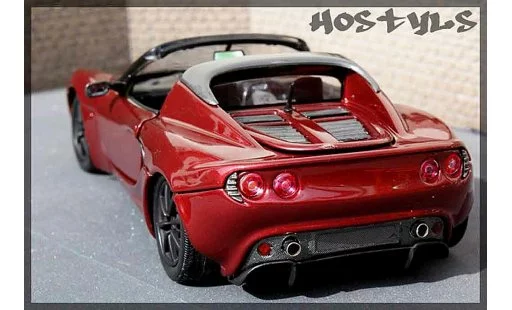 Lotus Elise 111S 1/18 Welly rojo / carbon coche miniatura