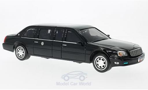 Coche miniatura Cadillac Deville 1/24 Lucky Die Cast DeVille Presidental Limousine negro 2001 Standarten liegen bei Cadillac Deville 1/24 Lucky Die Cast DeVille Presidental Limousine negro 2001 Standarten liegen bei coche miniatura