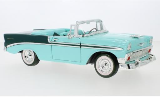 Chevrolet Bel Air 1/18 Lucky Die Cast Convertible türkis/verde 1956 coche miniatura