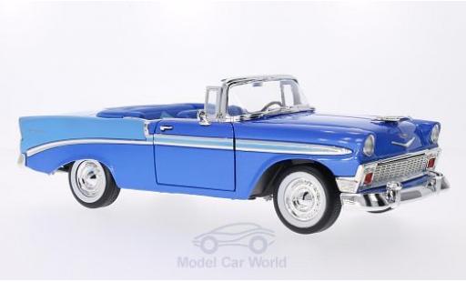 Coche miniatura Chevrolet Bel Air 1/18 Lucky Die Cast metalico azul/azul 1956 Chevrolet Bel Air 1/18 Lucky Die Cast metalico azul/azul 1956 coche miniatura