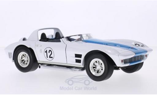 Chevrolet Corvette 1/18 Lucky Die Cast Grand Sport Roadster No.12 1964 coche miniatura