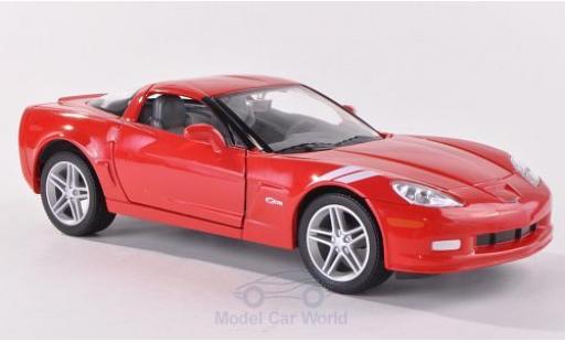Coche miniatura Chevrolet Corvette C6 1/24 Lucky Die Cast Z06 (C6) rojo 2007 Chevrolet Corvette C6 1/24 Lucky Die Cast Z06 (C6) rojo 2007 coche miniatura