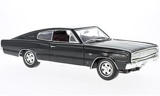 Coche miniatura Dodge Charger 1/18 Lucky Die Cast negro 1966 Dodge Charger 1/18 Lucky Die Cast negro 1966 coche miniatura