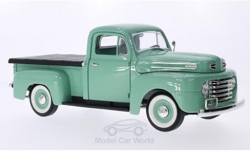 Ford F-1 1/18 Lucky Die Cast Pick Up With Flatbed Cover verde 1948 coche miniatura