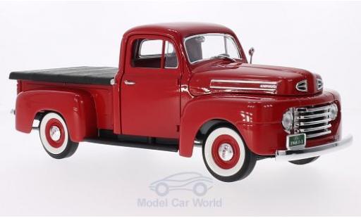 Coche miniatura Ford F-1 1/18 Lucky Die Cast Pick Up With Flatbed Cover rojo 1948 Ford F-1 1/18 Lucky Die Cast Pick Up With Flatbed Cover rojo 1948 coche miniatura