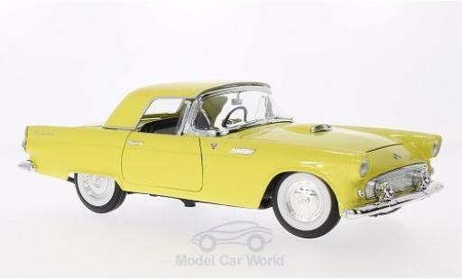 Ford Thunderbird 1955 1/18 Lucky Die Cast amarillo 1955 coche miniatura