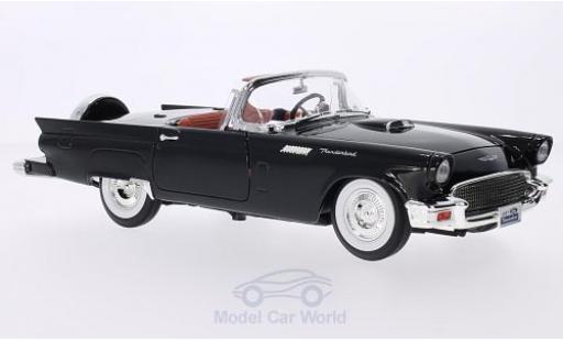Ford Thunderbird 1/18 Lucky Die Cast negro 1957 Hardtop liegt bei coche miniatura